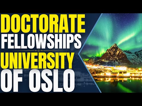 PhD Fellowships at University of Oslo | Study in Norway