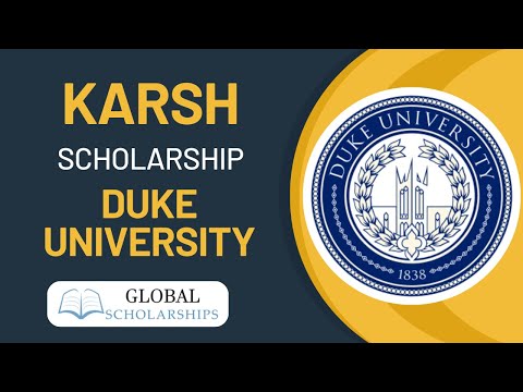 Karsh International Scholarship Program at Duke University | Study in United States