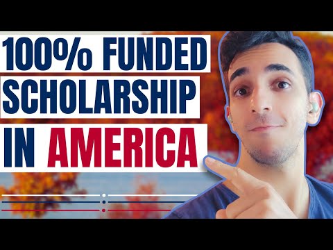 100% Scholarship in the United States, NOW!