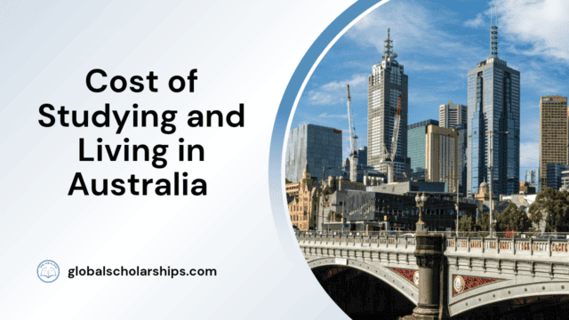 Cost of Studying and Living in Australia