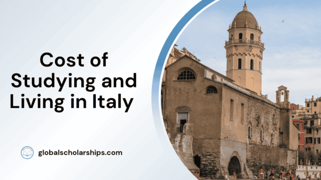 Cost of Studying and Living in Italy