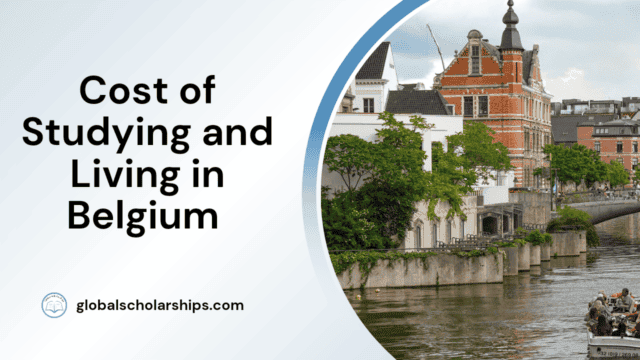 Cost of Studying and Living in Belgium