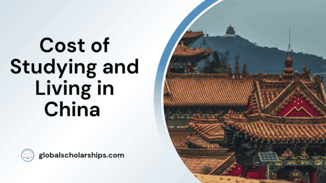 Cost of Studying and Living in China