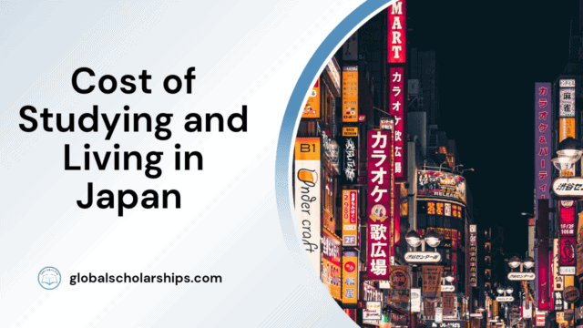 Cost of Studying and Living in Japan
