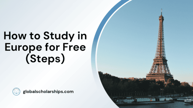 How to Study in Europe for Free