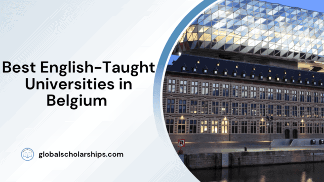 Best English-Taught Universities in Belgium