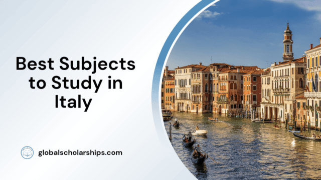 Best Subjects to Study in Italy