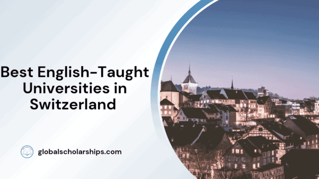 Best English-Taught Universities in Switzerland
