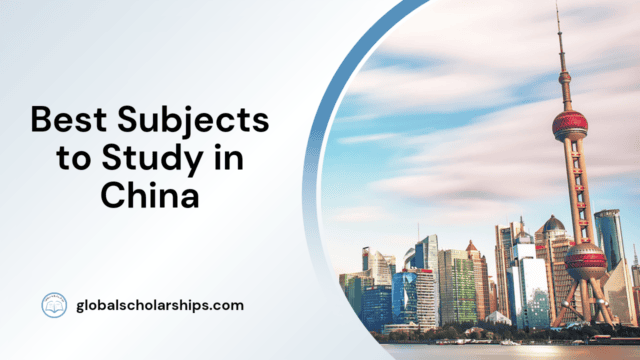 Best Subjects to Study in China