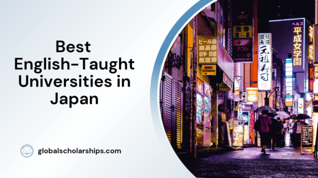 Best English-Taught Universities in Japan