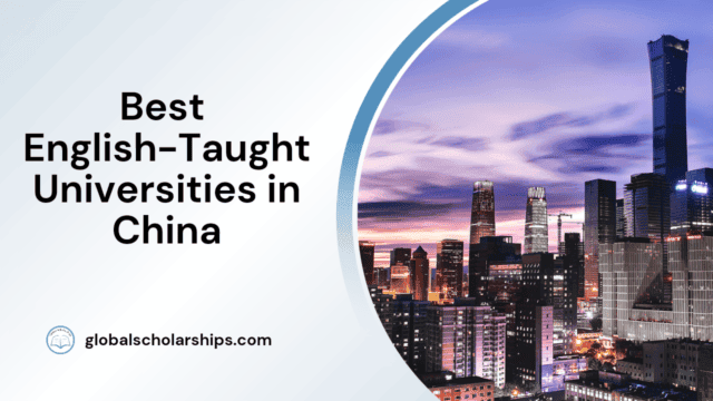 Best English-Taught Universities in China