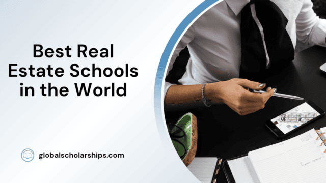 Best Real Estate Schools in the World