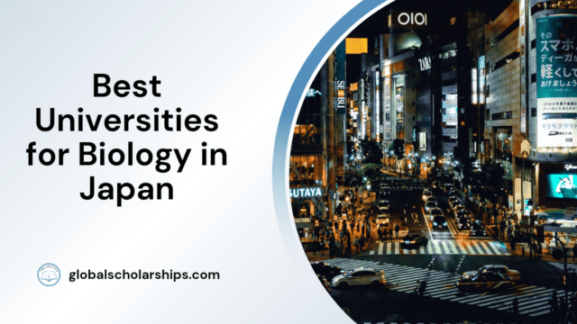 Best Universities for Biology in Japan
