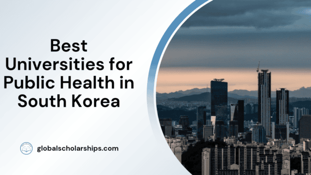 Best Universities for Public Health in South Korea