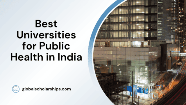 Best Universities for Public Health in India