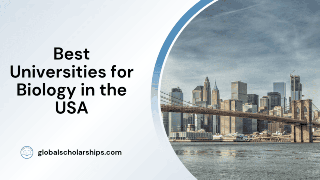 Best Universities for Biology in the USA