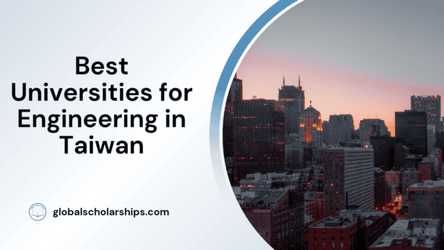 Best Universities for Engineering in Taiwan