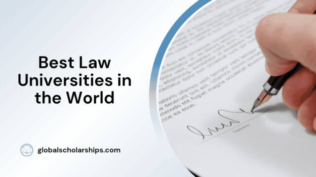 Best Law Universities in the World