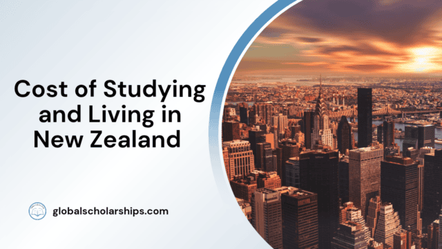 Cost of Studying and Living in New Zealand