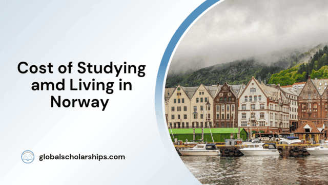 Cost of Studying and Living in Norway