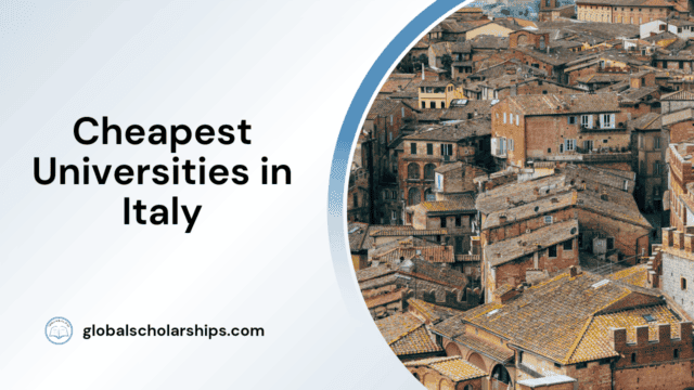 Cheapest Universities in Italy