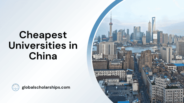Cheapest Universities in China