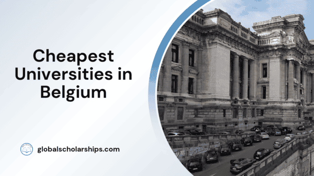 Cheapest Universities in Belgium