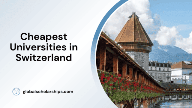 Cheapest Universities in Switzerland