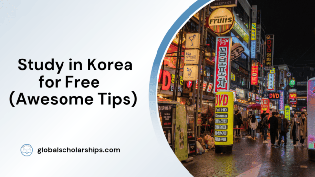 Study in Korea for Free (Awesome Tips)