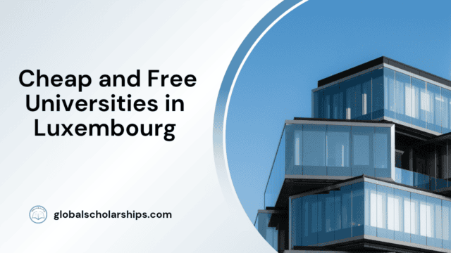 Cheap and Free Universities in Luxembourg