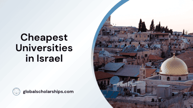 Cheapest Universities in Israel