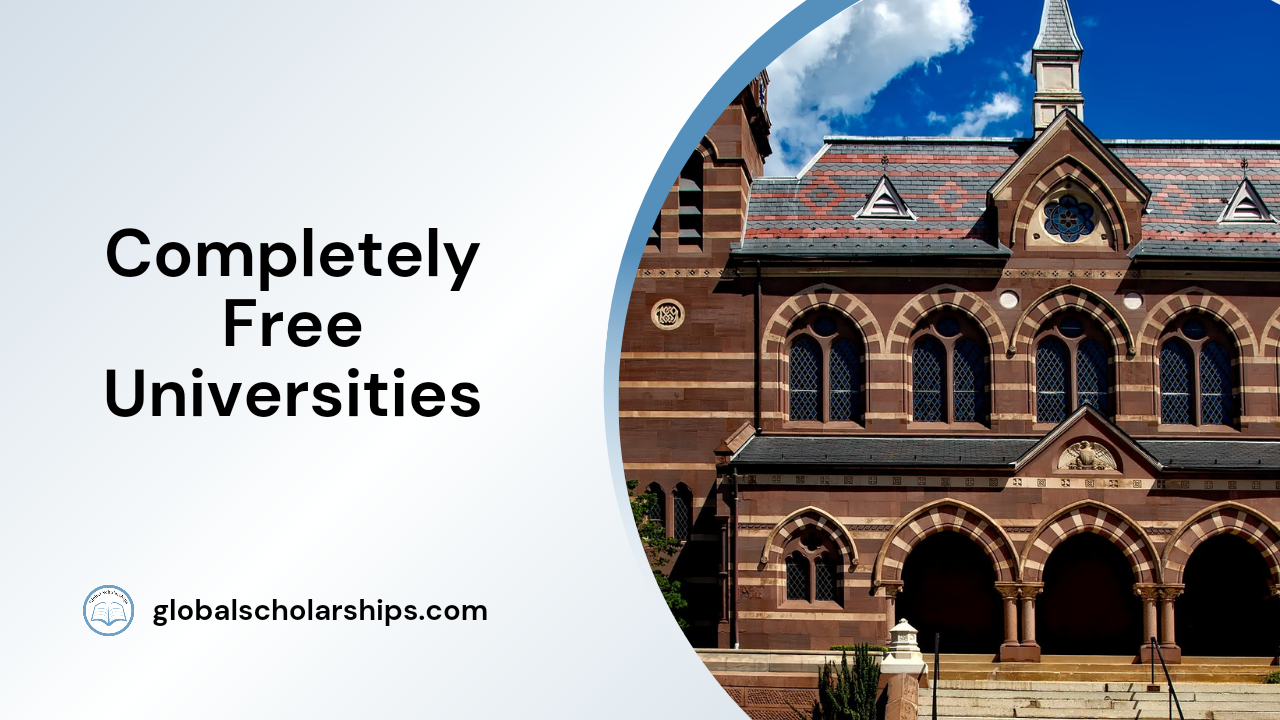 Completely Free Universities