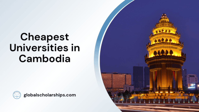 Cheapest Universities in Cambodia