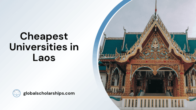 Cheapest Universities in Laos