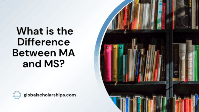 What is the Differences between MA and MS?