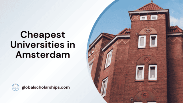 Cheap Universities in Amsterdam