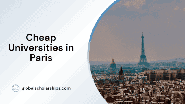 Cheap Universities in Paris