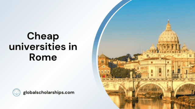Cheap Universities in Rome