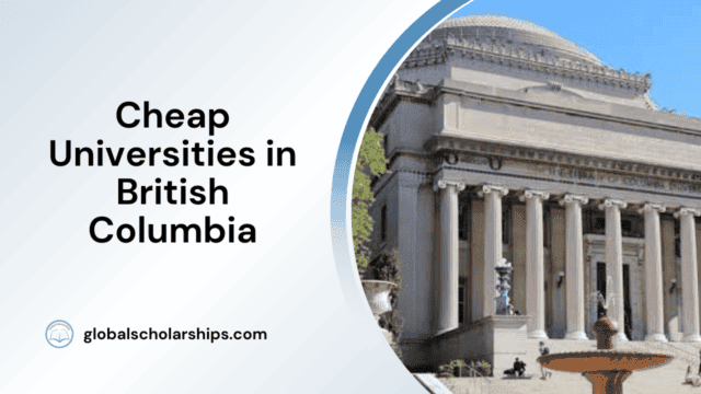 Cheap Universities in British Columbia