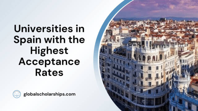 Universities in Spain with the Highest Acceptance Rates
