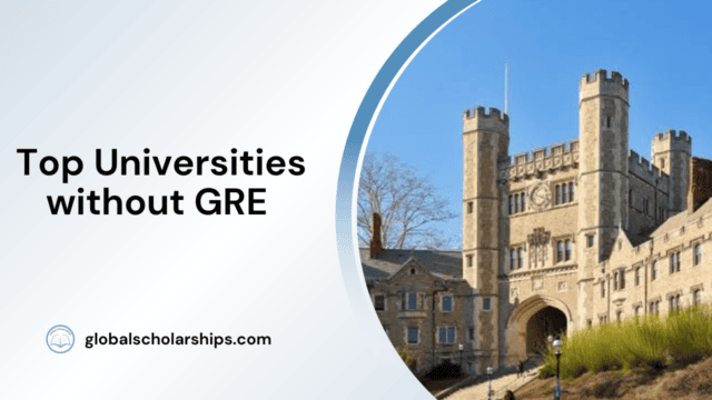 Top Universities without GRE