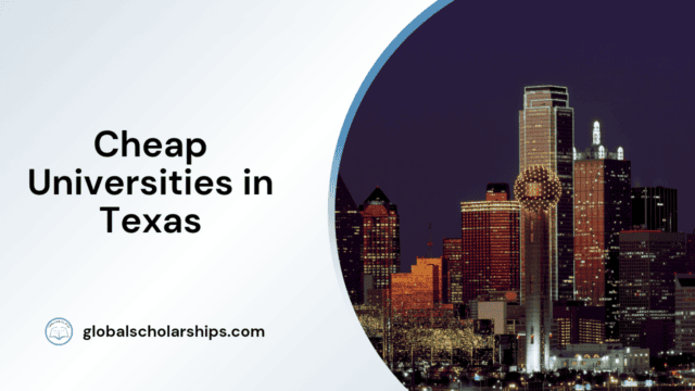Cheap Universities in Texas