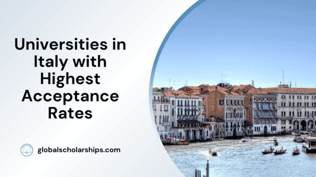 Universities in Italy with the Highest Acceptance Rates