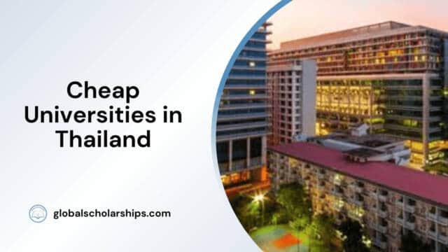 Cheap Universities in Thailand