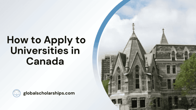 How to Apply to Universities in Canada