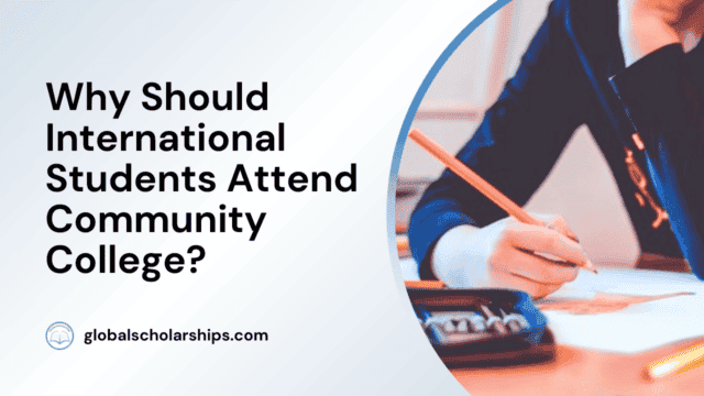 Why Should International Students Attend Community College?
