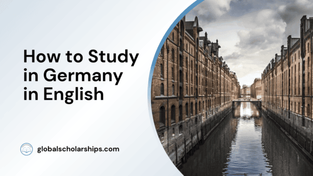 How to Study in Germany in English