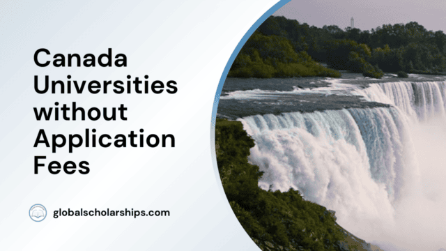 Canada Universities without Application Fees