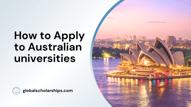 How to Apply to Australian universities