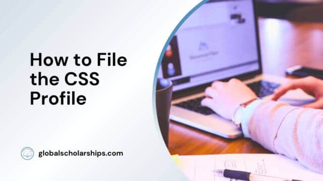 How to File the CSS Profile